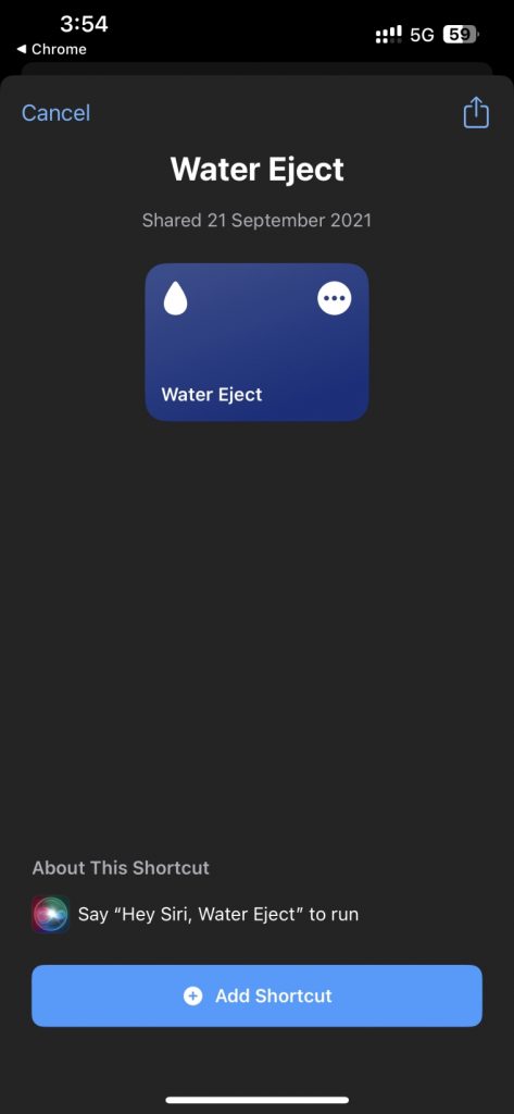 Water Eject for iPhone speakers